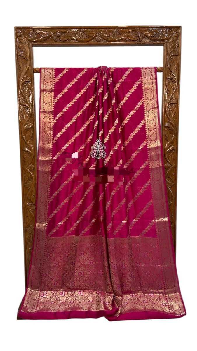 Banarasi Khadi Georgette Silk Saree