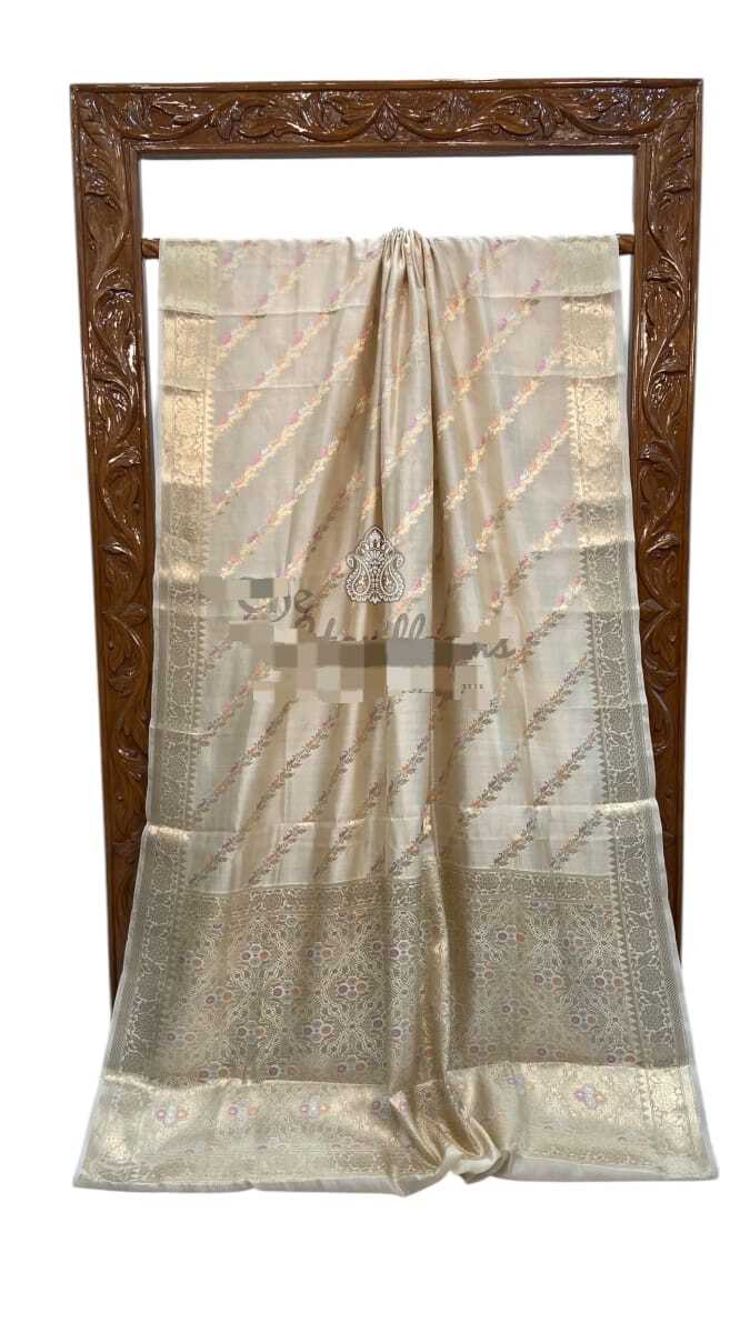 Banarasi Khadi Georgette Silk Saree