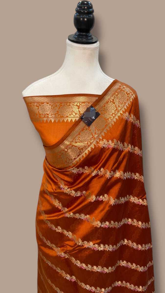 Banarasi Khadi Georgette Silk Saree